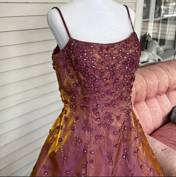 Cache hand beaded vintage gown! - Picture 4 of 6